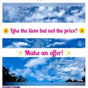 Reasonable offers excepted! 🛍️🛍️🛍️Bundle with another item(s) to Save More‼️